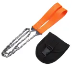11-Teeth Outdoor Portable Hand Zipper Saw 65cm Wire Survival Tool High Strength Ferromanganese Sharp Blade Camping Hiking Multi Functional Cutting