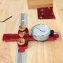 Woodworking Table Saw Calibration Positioner Precision Alignment 0.01 mm Wide Adjustment 0-120 mm for Woodworking Tracks and Table Saws