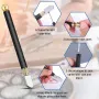 8PCS Glass Cutter Tool Kit Chrome Vanadium Steel Professional Glass Pliers Carbide Tip Cutter 0.079in to 0.787in Stained Glass Cutting Set