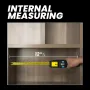 Mileseey DTX10 Digital Measuring Tape Laser 100m 330Ft Range 12Ft Blade Swappable Battery App Sync High Accuracy Smart Calculations Color Display Auto Lock Tape Extended Laser Line