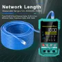 ET622 ET623 Wire Tracker Cable Tester Multimeter Adjustable NCV POE Voltage Testing 6000 Count Screen Network Cable Measurement 400m Accurate