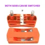 Double Edge Trimmer Side Banding Machine Wood Head Tail Trimming for Plastic PVC Plywood Manual Woodworking Hand Tools 2 Set Blades