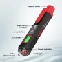 EU US Direct KAIWEETS HT100S Non-Contact Voltage Tester Pen Dual Range 12-1000V AC / 70-1000V AC CAT III 1000V IV 600V Safety Rated with LED Flashlight Low Power Indicator Automatic Power Off Features