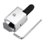 Drillpro Corner Chisel Wood Chisel for Square Embedded Hinge Recesses Woodworking Carving Tool 