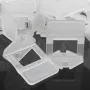 100Pcs 1.5mm White Ceramic Tile Tiling Accessibility Spacer Plastic Clip