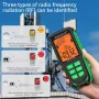 RD637 EMF Detector 3-in-1 Portable EMF Meter for 5G WiFi Smart Meters Tri-Color LCD Accurate Measurement Rechargeable Battery High-Precision Sensor