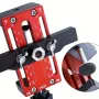 Adjustable Aluminum Alloy Cabinet Door Positioner Clamp 5-45mm One-Hand Operation for Most Cabinet Doors Includes 10mm Sleeve Easy Installation