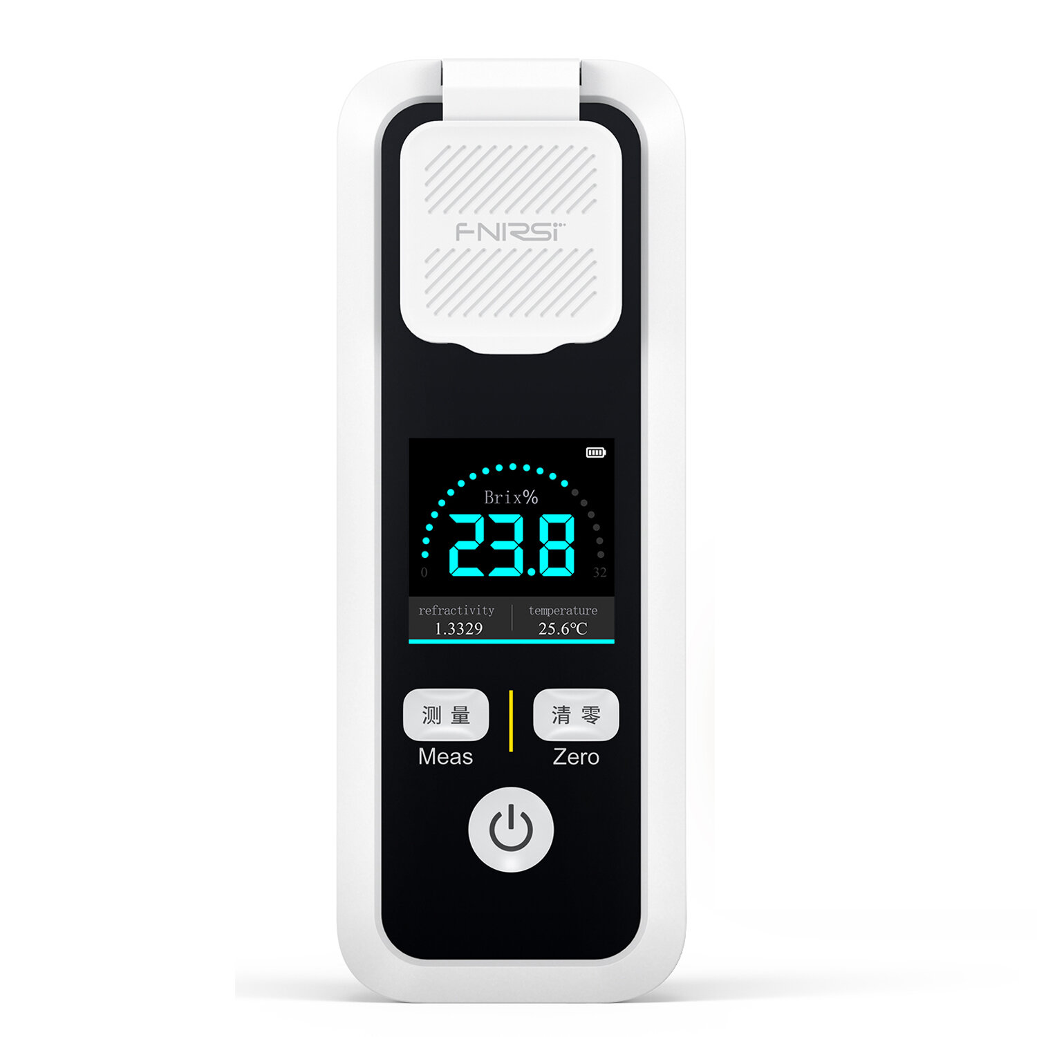 FNIRSI JBM-10 JBM-20 Digital Brix Refractometer 0-32% 0-55% Brix High Precision ±0.2% IPS Display Type-C Charging For Fruit Sugar Testing
