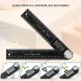 2-in-1 Digital Angle Finder Protractor with 7 Inch/200mm Ruler Spill-Proof Design for Woodworking Carpenter Construction DIY Tool LED Display High Accuracy Measurement