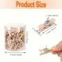 Push Pin Wooden Frame Set 50pcs Cork Board Bulletin Board Accessories Craft Decoration Transparent Box Storage Metal Pins Wood Clips