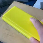 3PCS Yellow Manual Sanding Block Set Rubber with Oxide Zirconia Alumina Grit PSA Rectangular Grinding Tool for Automotive Body Panels and Woodworking