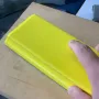 3PCS Yellow Manual Sanding Block Set Rubber with Oxide Zirconia Alumina Grit PSA Rectangular Grinding Tool for Automotive Body Panels and Woodworking
