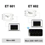 TOOLTOP ET601/ET602 Wi-Fi USB 5 Channels Virtual Oscilloscope Wireless Storage Oscilloscope Recorder Car Automobile Repair Tools
