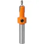 Drillpro 5Pcs Carbide Tip 8mm Shank HSS Woodworking Countersink Router Bit Set Screw Extractor Remon Demolition for Wood Milling Cutter