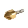 Hex Shank 5-blade Chamfer Countersunk Drill Bits Chamfering Knife Countersink Wood Plastics PVC Woodworking Hole Saw Kit Tool