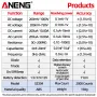 ANENG SZ304 Digital Multimeter, ABS Body, Accurate Measurement of Voltage Current Resistance Capacitance Frequency with Diode Data Retention & Automatic Shutdown Essential Tool for Electrical Testing and Troubleshooting