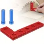 Small Square Center Finder Tool Compact 50x100mm Aluminum Alloy Mini Square Ruler Precise 90° Marking Center Finder