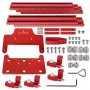 Metric Inch 1500mm Guide Rail Woodworking Tenon Jigsaw Connection Slotted Punching Positioning Guide Rail for Festool DF500 700 Base System