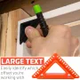 Door and Window Casing Reveal Tool 3/16 and 1/4 Inch Trim Marking Tool ±0.01 Inch Accuracy for Professional Woodworking and Carpentry Decoration Projects