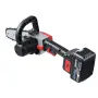 VIOLEWORKS 21V 8Inch Cordless Electric Chain Saw Brushless Garden Woodworking Cutting Tool Kit With 2pcs Battery