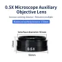 HAYEAR Versatile 0.3X 0.5X 2X Barlow Lens Set for C-MOUNT Industrial Microscope 42mm Mounting Thread Enhanced Precision High Magnification Imaging