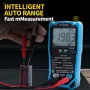FNIRSI MT-40 Smart Digital Multimeter True RMS Auto Range 600V High Precision with Backlit LCD Diode Testing Overload Protection