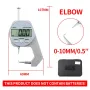 Digital Display Thickness Gauge Zinc Alloy Electronic LCD Micrometer Metric Imperial Wall Thickness Measurement Tools 0-10 or 20mm