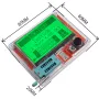 LCR-T10H Transistör Test Cihazı Multimetre TFT Ekran Otomatik Ölçüm 3.7V Lityum Pil 25pF-100mF 0.01Ω-50MΩ 80x60x20mm
