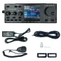 MCHF V0.6.3 HF SDR Alıcı-Verici QRP Alıcı-Verici Amatör Telsiz Güç kaynağı + Mikrofon AB FİŞİ