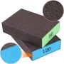 8pcs Sanding Sponges Assorted Grits 60 80 120 220 Washable Reusable Sandpaper Blocks for Woodworking Furniture Metal Drywall Polishing