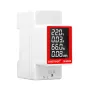 SINOTIMER SDM008 AC Din Rail Multifunctional Meter with LCD Display Measures AC Power Voltage (50-300V) Current (0-100A) Active Power (0-30kw) Energy Consumption (0-1999kwh) Ideal for Effective Energy Management and Consumption Monitoring