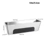 10 Inch Stainless Steel Drywall Taping Mud Pan Non Slip Grip CNC Cut Leakproof Welding Smooth Edges Plastering Tool