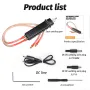 DIY Handheld Spot Welding Pen Gold-Plated Pure Copper 1500A High Conductivity 66cm Compact 414g for Battery 18650 Welding