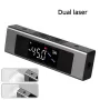 SHSIWI Dual Laser Protractor Digital Inclinometer Angle Measure Cross Laser Type-C Magnetic Base Dual Screen Accurate Measurement Tool