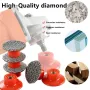 Diamond Electroplated Polishing Pads M14 50mm 50 Grit Dry Sanding Disc for Granite Stone Concrete Marble Tile Wood Glass