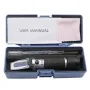 Handheld Refractometer Sugar Concentration Meter Densimeter 0-32% Brix Saccharimeter Sugar Tester Fruits Grapes ATC