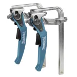 199826-6 2PCS Quick Ratchet MFT Bench Clamps Track Saw Guide Rail Clamps