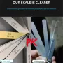 32/20/17 Blades Metric Feeler Gauge High Precision 0.04-0.88 Thickness Gages Gap Filler Feeler Gauges Woodworking Measuring Tool