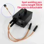 Docreate Digital Display Spot Welder Portable 18650 Nickel Precision Welding Band Full Set High-power Advanced Temperature Control 12V DC Power Supply High Power Balancing Circuit 5V 2100A