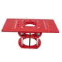 M8 Black/Red CNC Router with Aluminum Inverted Plate Lift Table and Electric Wood Milling Platform