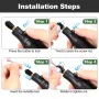 Electric Polisher Cordless Rotary Tool with Digital Display 1500mAh Battery 3 Speed Settings 25Pcs Accessory Kit DIY Crafts Projects