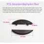 50Pairs Woodworking Lamino Invisible Connector Reusable Accessories P15 P14 Plywood 2 in 1 Fastener for Lamino Slotting Machine