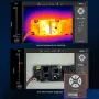 ShortCam II Infrared Thermal Imaging Camera Wide Angle Compact Size Efficient Temperature Measurement High Low Temperature Function Visible Light Mode For Precise Troubleshooting PCB Faults