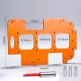 1Pc Cabinet Door Invisible Embedded Handle Slotting Template Wardrobe Cabinet Drawer Door Wooden Board Slotting Tool