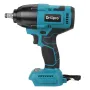 Drillpro 800nm Max. High Torque Cordless Electric Wrench With 1 or 2 Battery Brushless Wrench Tool Car Repair