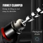 6PCS 6-16mm High Carbon Steel Woodworking Roller Drill Set 230mm Hexagonal Handle Fried Dough Twists Wood Tapper Door Lock Reaming Tool