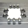 6 ADET CNC Ark Pres Plaka Kelepçeleri Gravür Makinesi T Ray Tutma Kelepçeleri Fikstür Sabitleme Plakası Freze Makinesi için Ağaç İşleme Aksesuarları
