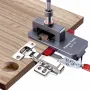 Fonson Tools 35mm Concealed Hinge Jig Drilling Guide Door Hinge Jig for Woodworking Door Cabinet Hinges Mounting Tool