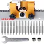 Chainsaw Sharpener Parts Diamond Coated Grinding Head Cylindrical Burr 4 5 6mm For Portable Hand Chain Grinder
