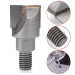 Drillpro M10 16.5-30mm Carbide Soubers Plunging Cutter Wood Cutter for Soubers Mortice Lock Fitting Jig Woodworking Tool